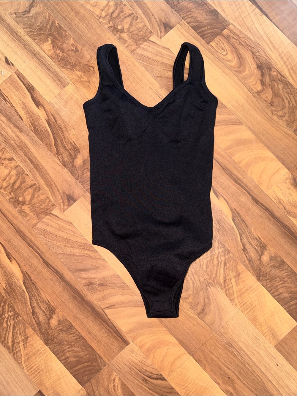 Girls' Black Tank Sculptung One-Piece Bodysuit